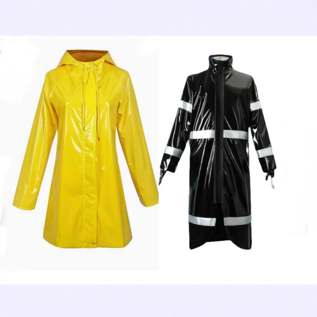 鬼妈妈cos 卡洛琳cosplay黄色 雨衣,韦珀cos黑色雨衣 万圣节服装