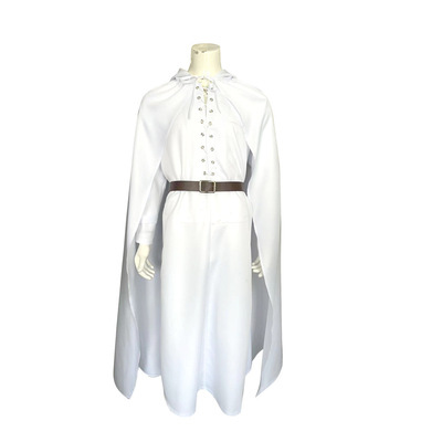 白袍甘道夫cosplay 白袍甘道夫表演服舞台服戏服cos服