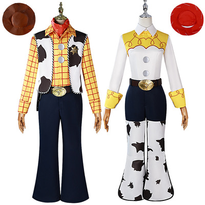 玩具总动员胡迪cos服Woody牧羊女BoPeep翠丝cosplay万圣节女跨境
