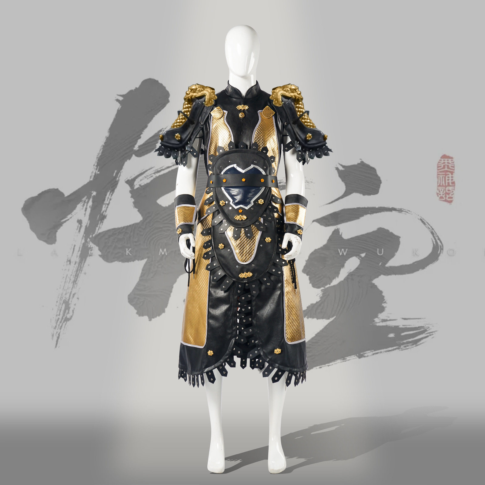 黑神话悟空cos服大圣服装游戏同款全套金属盔铠甲胄cosplay万圣节