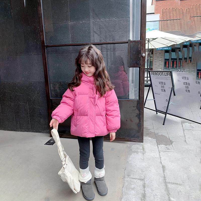 女童冬装棉衣2024新款网红洋气羽绒棉外套宝宝防寒保暖爆款棉袄潮