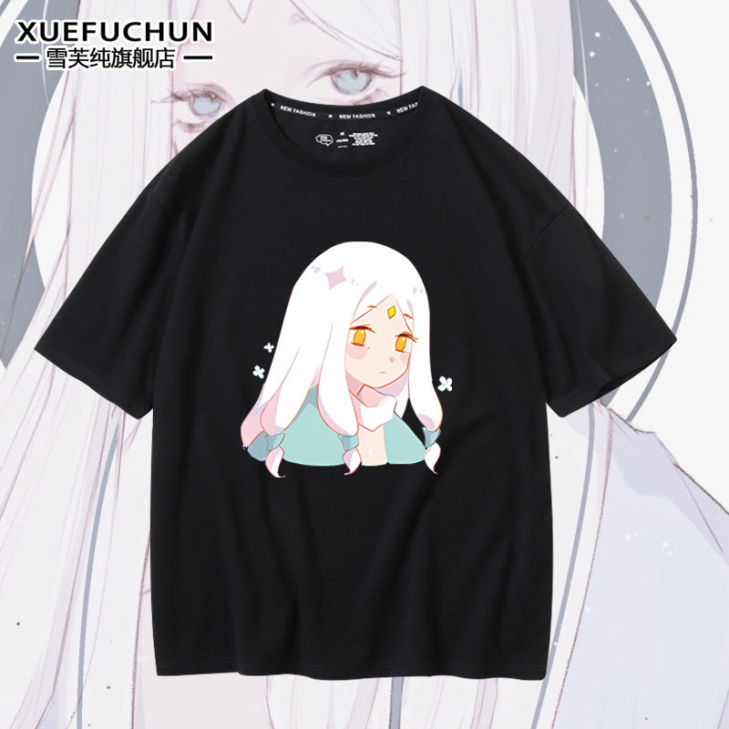 光遇sky游戏周边白鸟龙骨雨妈卡卡纯棉短袖t恤男女同款休闲衣服潮