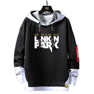 Linkin Park Meteora林肯公园连帽卫衣男女休闲外套上衣潮流衣服