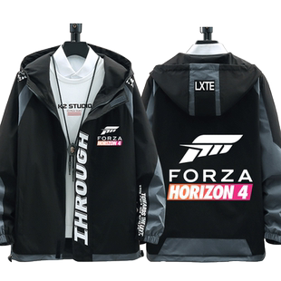 XBOX游戏周边衣服休闲极限竞速地平线4连帽夹克外套男女休闲上衣