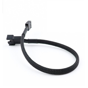 主板机箱风扇延长线小4pin转接线一分一PWM延长线40CM60cm长白色