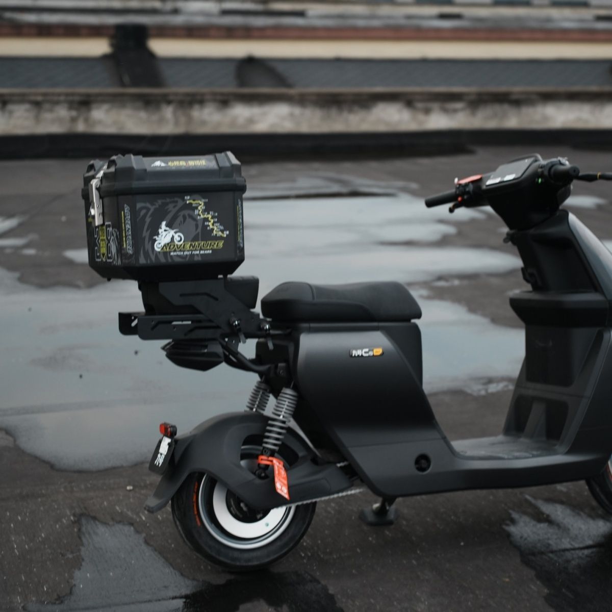 适配九号CZ90伸缩尾架后置坐垫载人载物支架尾箱储物货架改装配