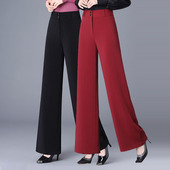 长裤 黑色阔腿裤 跳舞 大码 直筒裤 女春秋2025新款 垂感阔脚裤