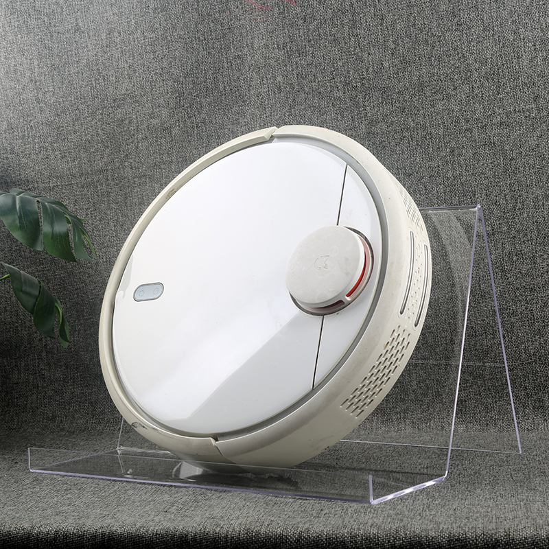 亚克力扫地器展会专用架扫地机器人展示架单层扫地机器置物架
