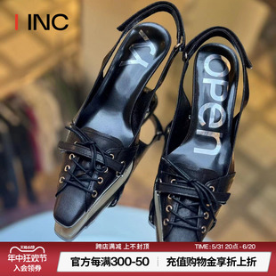 高跟鞋 24SS新款 设计师品牌 女 系带尖头细跟单鞋 IINC OPen