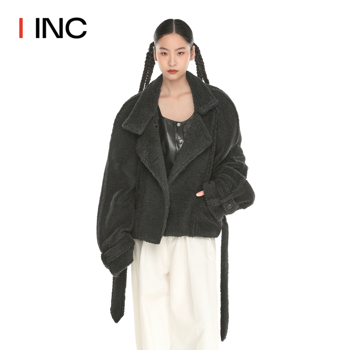 【ETHOR设计师品牌】IINC 23AW立领羊毛夹克外套短款上衣女-封面