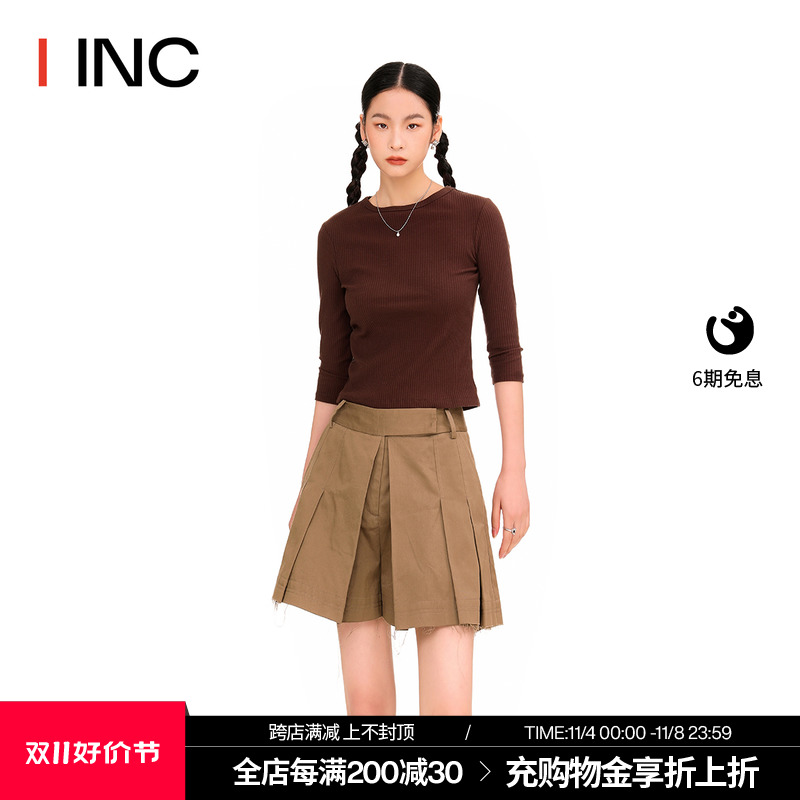 【EUDON CHOI设计师品牌】IINC 22秋冬新品百褶裙裤半身裙