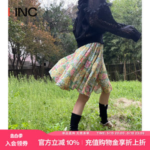 【PEPPERMIER设计师品牌】IINC 24SS新款三色花卉短款半身裙女