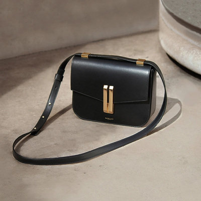 thumbnail for British Niche Brand 2025 New Demellier Bag Women's Genuine Leather Shoulder Crossbody Light Luxury Tofu Bag