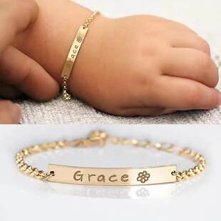 personalized baby name bracelet toddler kids jewelry gifts