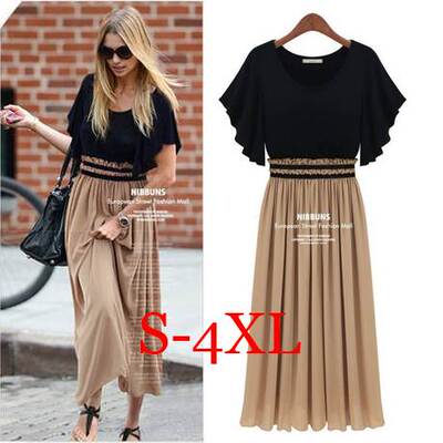S 4XL Women Summer Sexy Prom Long Evening Maxi Dresses2016女