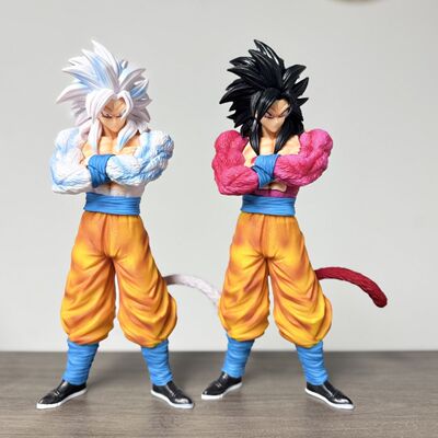 七龙珠planb 雕像哥超四孙悟空双头雕手办雕像模型摆件生日礼物