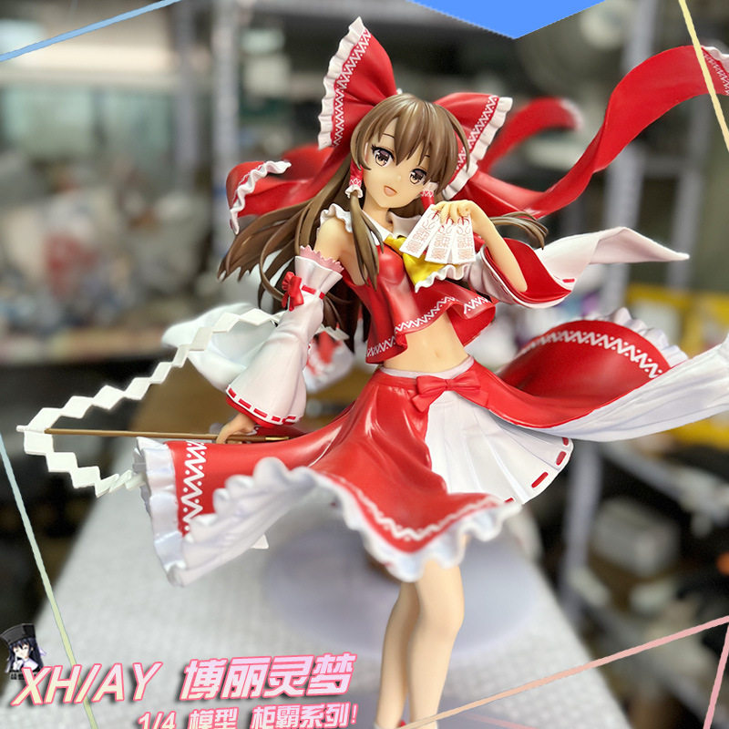 XH AY厂红白1/4博丽灵梦手办站姿超大模型巫女东方幻想乡Project