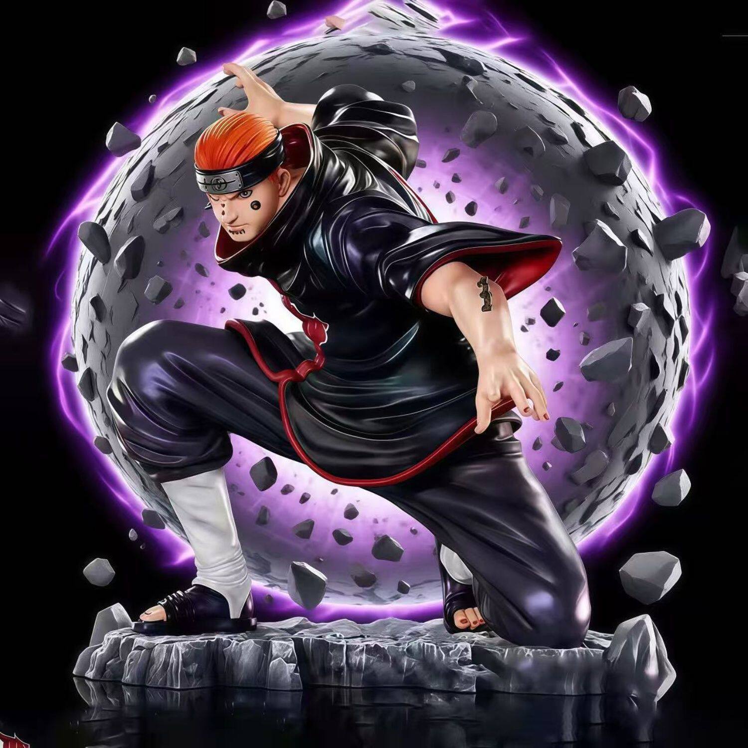 火影忍者十年百忍饿鬼道佩恩晓组织共鸣计划手办摆件雕像机箱模型