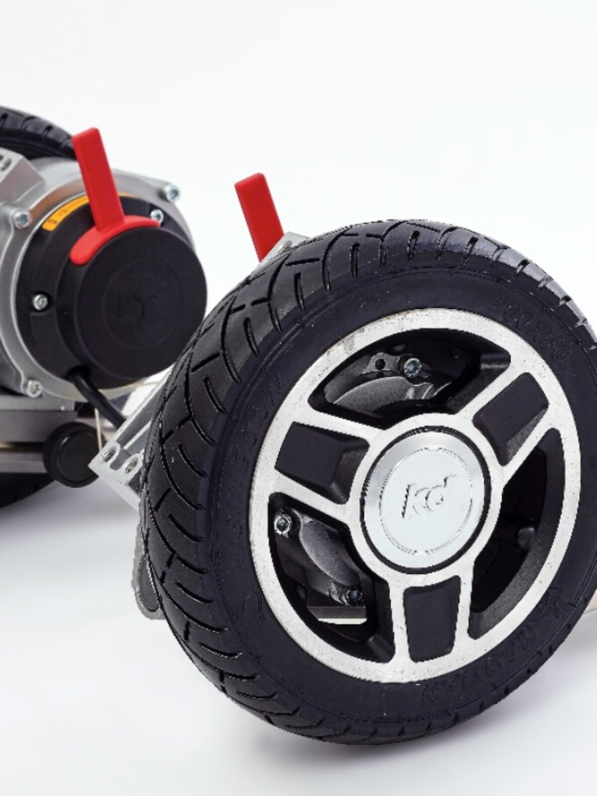 康帝电动轮椅折叠轻便代步车配件npl002经典款8寸实心橡胶后轮