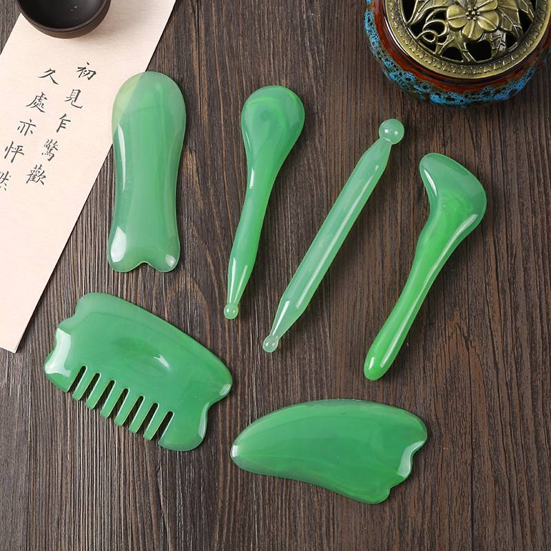 树脂刮痧棒面部眼部拨筋按摩专用