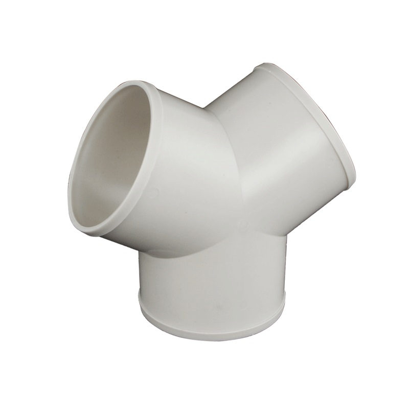 排风三通塑料管道铝箔通风管t接头换气分管三岔软管Y型接口100/15