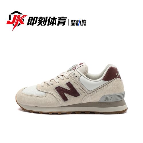 New Balance 574 经典复古 女款 米白色运动休闲鞋 WL574RCF-B