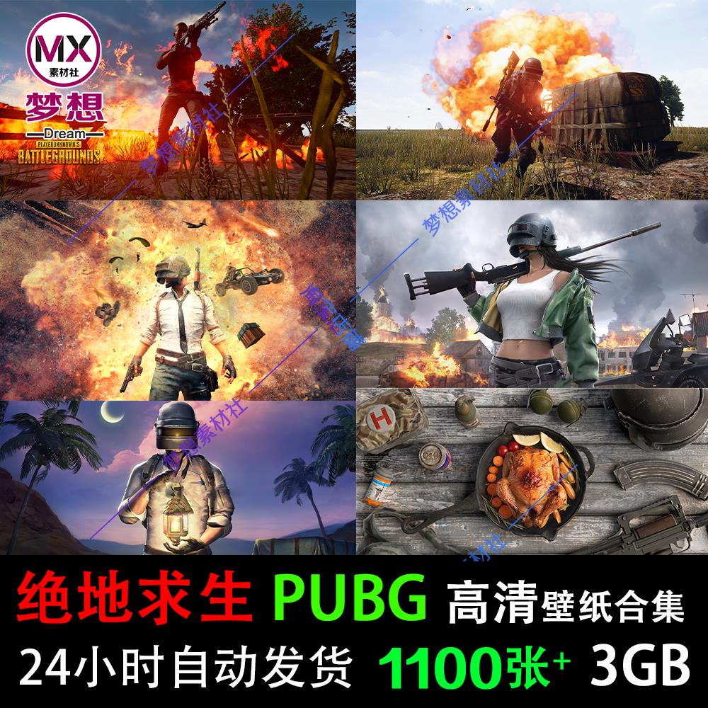 2023新绝地求生高清电脑手机壁纸1080P2K4K图片素材吃鸡游戏CG