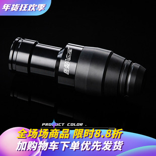 适用豪爵XCR/DR300排气管防摔棒DR250 DR150 DR160S后保护胶护杠