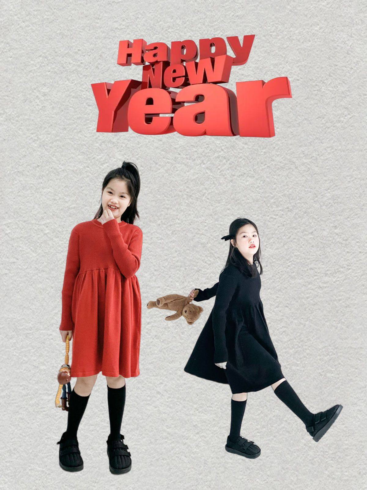 NO退换 sweetcity 女童甜美可爱百搭纯色圆领针织长袖毛衣裙,童装/婴儿装/亲子装,毛衣/针织衫,淘宝优惠券,粉丝福利购,淘宝优惠卷