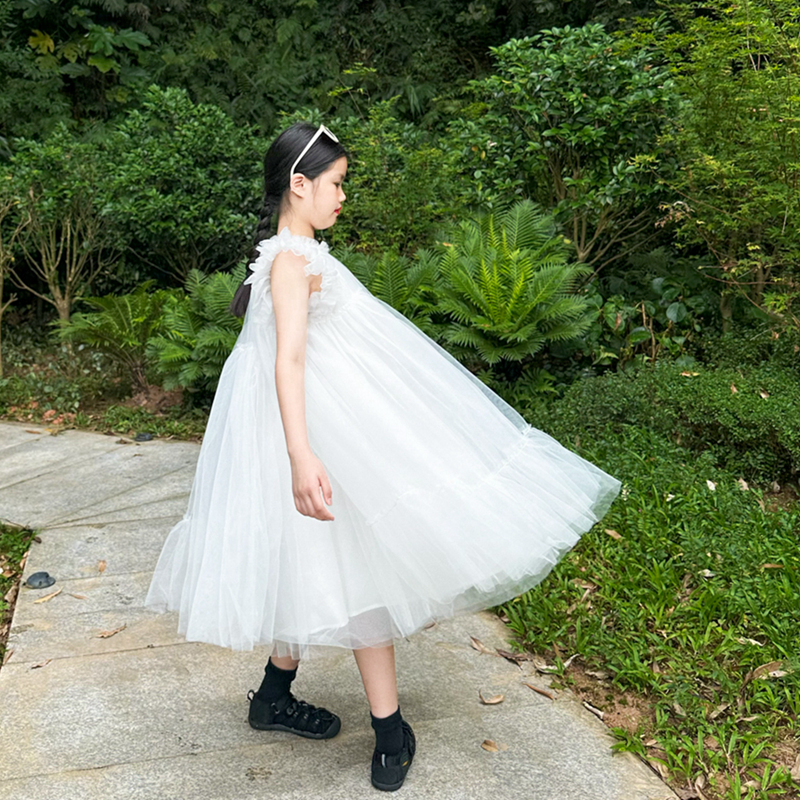 sweetcity童品 2024夏女童唯美甜美可爱公主裙六一礼物纱裙连衣裙