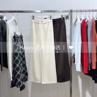 25年冬新款LILY丽丽国内代购125420A5302高腰百搭直筒休闲裤女