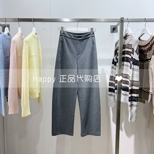 百搭休闲长裤 25年冬新款 高腰 125440C5218直筒 LILY丽丽国内代购