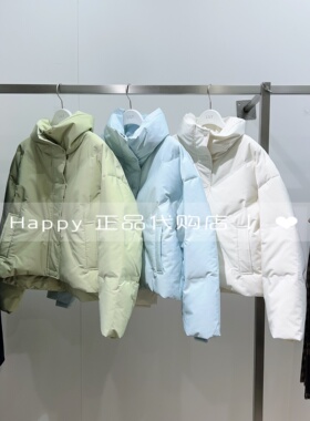 25年冬新款LILY丽丽国内代购125430DD245立领短款短款面包羽绒服