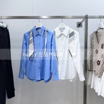 26年春新款LILY纯棉气质纯色衬衫