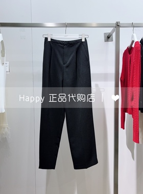 26年春新款LILY丽丽国内代购126120C5115半松紧腰直筒纯色休闲裤