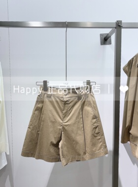LILY丽丽26年夏款国内代购126230C5925素色小直筒休闲高腰短裤女