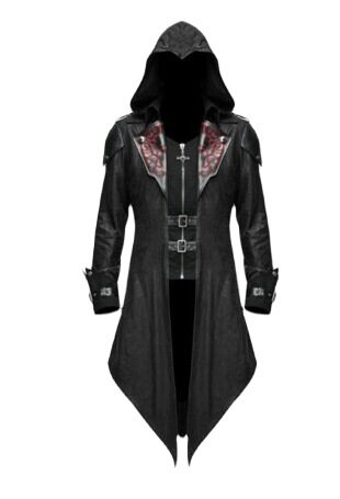 wish亚马逊欧美中世纪万圣节复古拼接外套哥特刺客信条服装