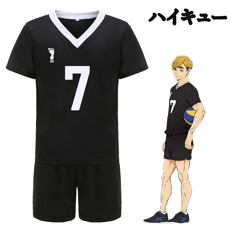 排球少年cos服装稻荷崎高校伦太郎宫侑宫治全员队服角色扮演