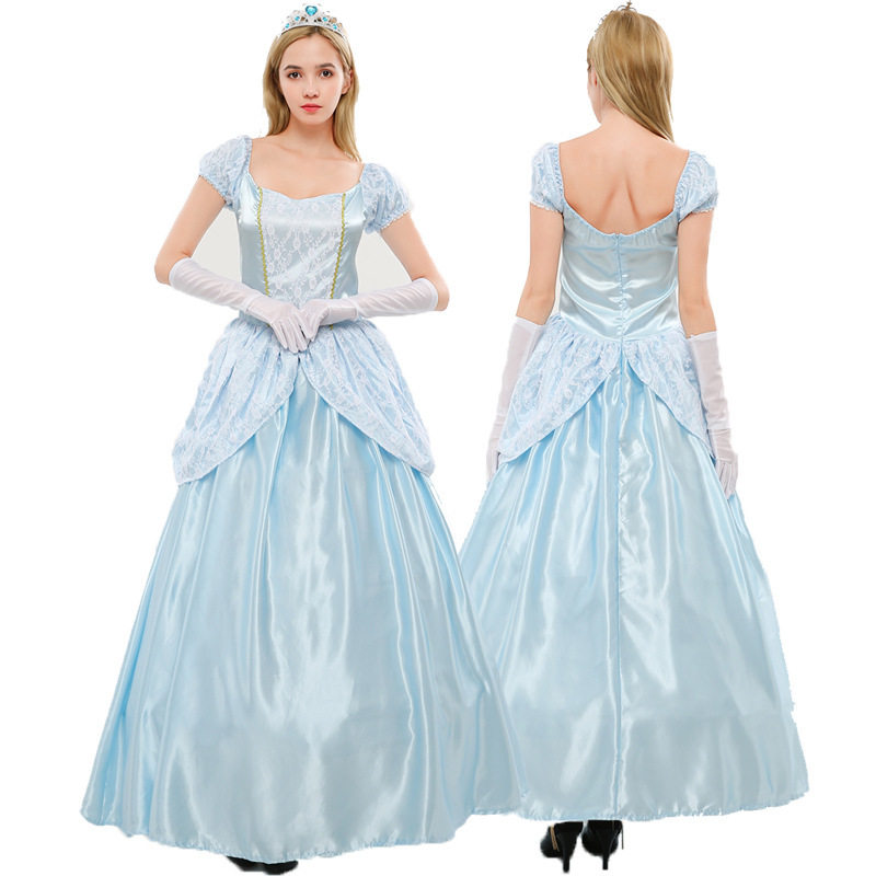 2018欧洲宫廷服装茜茜公主万圣节白雪公主裙灰姑娘cosplay服