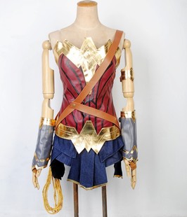 2017蝙蝠侠大战超人WonderWoman神奇女侠cosplay服装 cos衣之坊