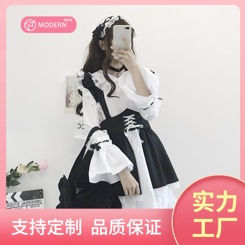 洛丽塔女仆装可爱日系lolit连衣裙