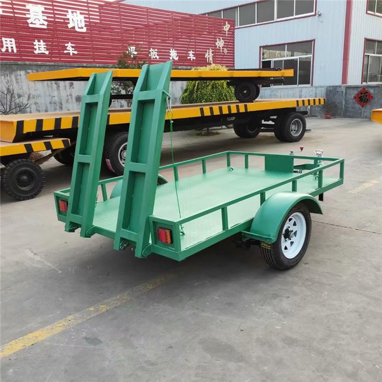 各种1.5t围栏平板拖车小型散货板车厂区单轴围栏车辆运输车