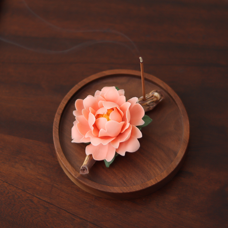 颢言牡丹花插中式一物多用