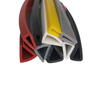 硅胶密实U型耐高温密封条玻璃边缘保护条铁皮钢板防划伤密封胶条