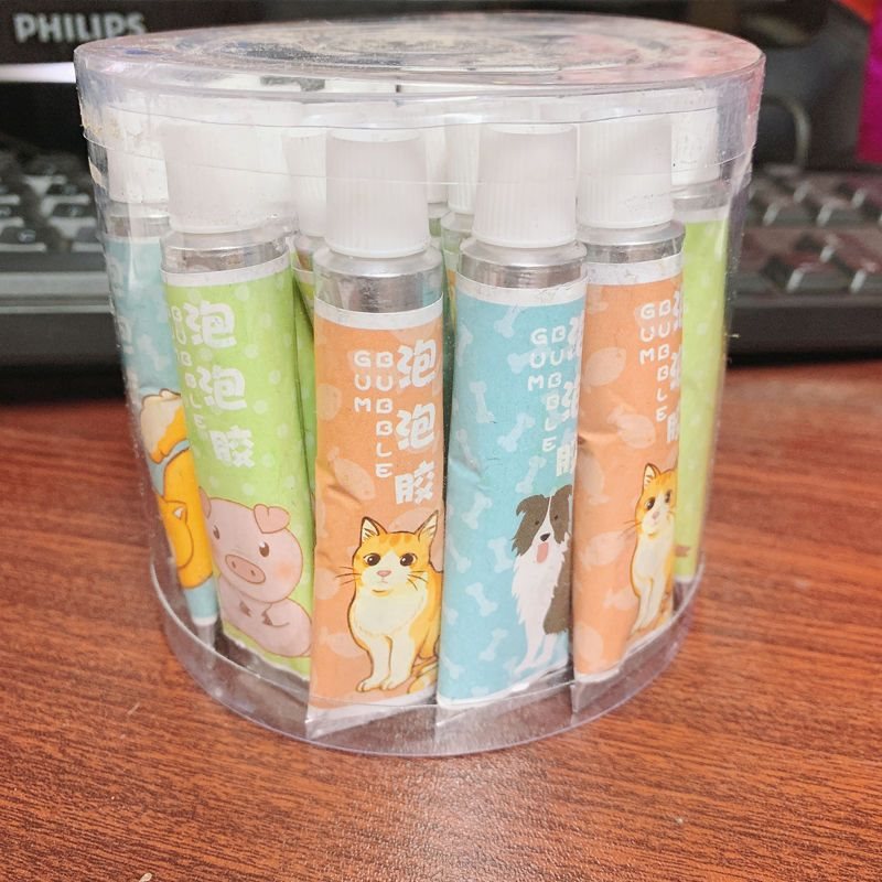 泡泡胶无毒味吹不破儿童大号太空气球小孩吹泡胶儿时童年怀旧玩具