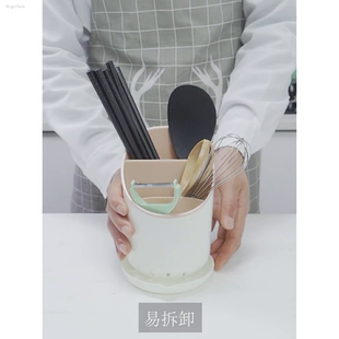 厨房筷筒塑料创意沥水筒筷子筒置物架筷笼勺子餐刀厨房多功能筷架