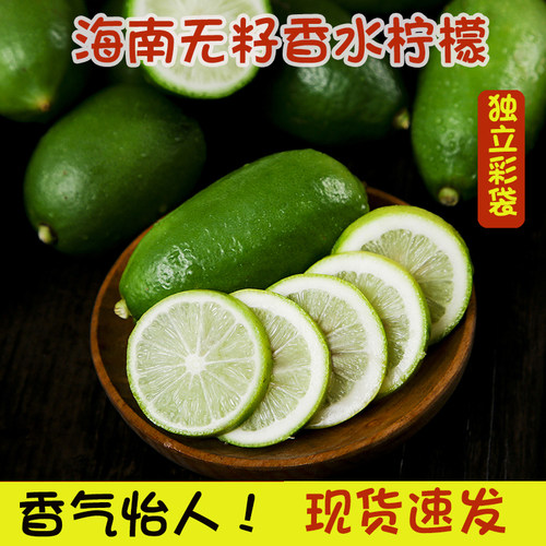 海南无籽香水柠檬9斤应当季现摘