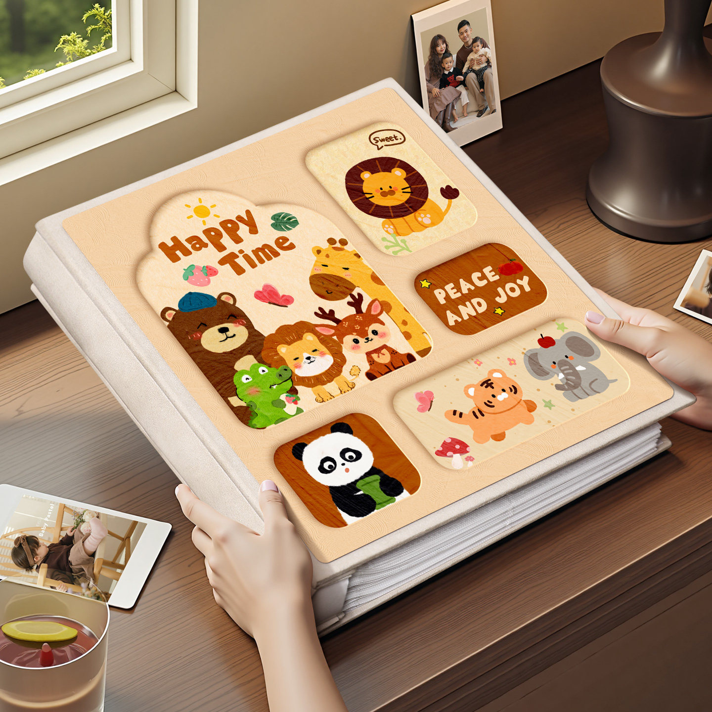 三四五六寸塑封儿童相片册横竖版