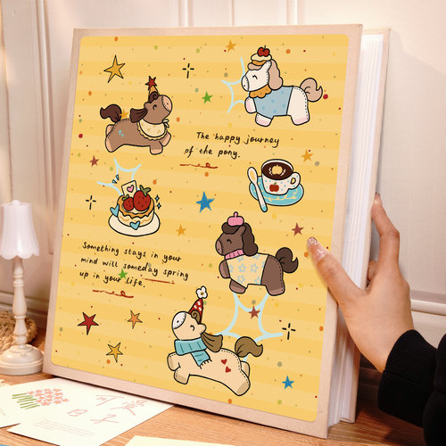 相册本大容量插页式相簿