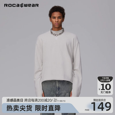 半高领美式长袖上衣Rocawear